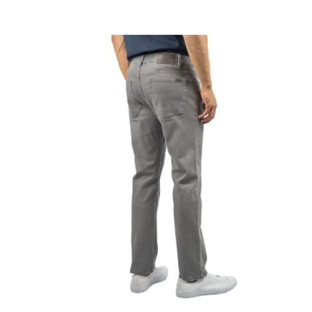 Jachs NY Men's 5 Pocket Denim Pant Gray Size 34x30 - Picture 3 of 5